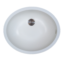 15 x 12 ADA Oval Lavatory Bowl-Side Without Overflow
