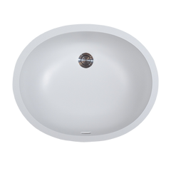 16 x 13 Oval Lavatory Bowl with no Overflow